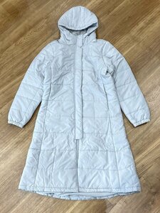  beautiful goods adidas Adidas pa dead bench coat long coat M light gray BQ4265 cotton inside lady's protection against cold outdoor sport quality seven 