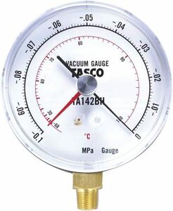 イチネンTASCO TA142BH 設置針付真空計