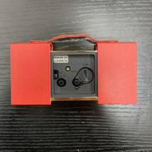 4993 LANCEL ランセル 小物 時計 ミニ時計 置時計 レディース ゴールドカラー 赤 RED レッド 箱付_画像2