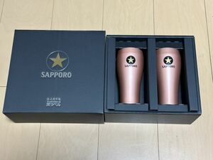 サッポロ 生ビール 黒ラベル グラス 46種から選べるビヤグラス　 No.32 ビールグラス 純銅 新品 2個セット(非売品・未使用)