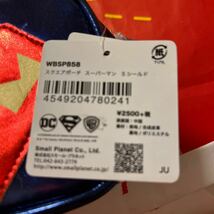 DCコミックス スクエアポーチ スーパーマン Sシールド WBSP858_画像3