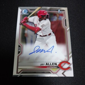  2021 TOPPS Bowman Draft 1st Auto Jay Allenの画像1