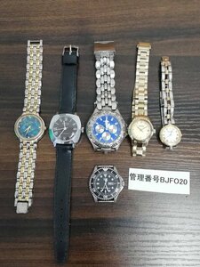 BJFO20　ジャンク品　時計　腕時計　文字盤　部品取り　おまとめ　FOSSILフォッシル　ピエールカルダン　など