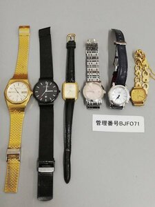 BJFO71　ジャンク品　時計　腕時計　部品取り　おまとめ6点　SEIKOセイコー　CITIZENシチズン　Burberrysバーバリー　など