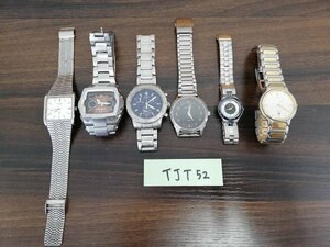 TJT52　ジャンク品　時計　腕時計　部品取り　おまとめ6点　SEIKOセイコー　CITIZENシチズン　CASIOカシオ　G-SHOCK　など