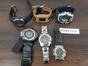 UJFO47　ジャンク品　時計　腕時計　懐中時計　おまとめ　部品取り　CASIO　SWISSARMY　DOLCECLUB　DIESEL