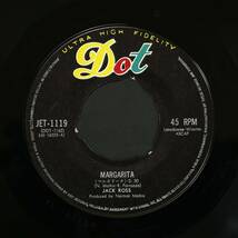 【国内初期盤EP】ジャック・ロス/マルガリータ(並良品,Twist～R&R,1962,Jack Ross)_画像3