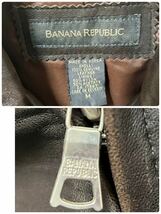 OLD BANANA REPUBLIC オールド バナナリパブリック バナリパ シングル ライダースジャケット 本革 レザージャケット サイズM 90s 90年代_画像10