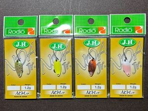 ロデオクラフト ノアJr1.2g J.H 城峰オリカラ 4色セット