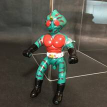 ★マスダヤ 仮面ライダーアマゾン アマゾンライダー ソフビフィギュア 当時物 石森プロ・東映 増田屋 昭和レトロ★_画像1