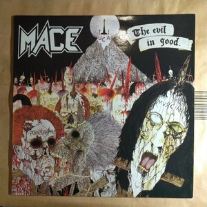 Mace「the evil in good」仏オリジナルLP 1987年 ★★thrash death black speed heavy metal rock
