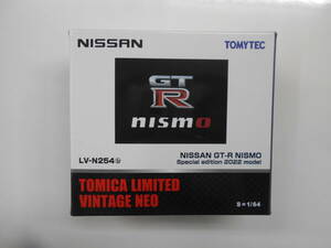 1/64 LV-N254b NISSAN GT-R NISMO Special edition 2022model （白） ダイキャスト トミカリミテッドヴィンテージNEO 