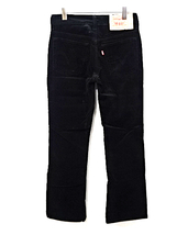 W28【Levi's Corduroy Boots Cut Pants 517-40 Black リーバイス コーデュロイ ブーツカットパンツ ブラック コーデュロイパンツ】_画像2