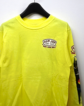 S 未使用【RON JON L/S Tee 90s USA YELLOW ロンジョン サーフ ロンTシャツ レア オールド デッドストック ヴィンテージ ビンテージ】_画像4