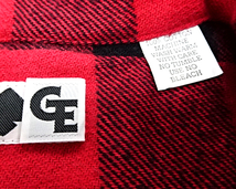 レア M【FINESSE GOOD ENOUGH BLOCK CHECK SHIRT RED フィネス グッドイナフ ブロックチェック ネルシャツ チェック柄 初期 藤原ヒロシ】_画像8