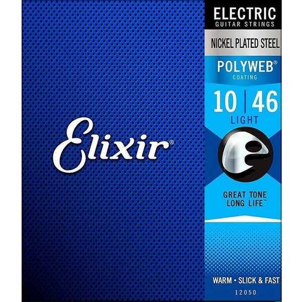 Elixir Polyweb #12050 Light 010-046 エリクサー コーティング弦 エレキギター弦