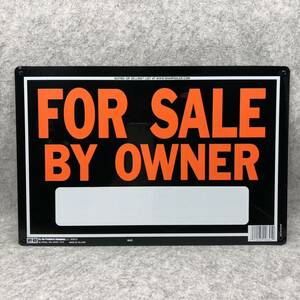 ★☆ #FOR SALE BY OWNER #SIGN #チェーン付き 約50cm #PLATESIGN #ALUMINUMSIGN #SIGNBOARD #MadeInUSA #HY-KO #DIY #看板 #案内板 ☆★