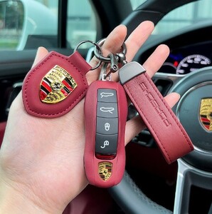 [ Porsche ] Porsche key cover key case Panamera Boxster ta squid n718ma relation man Cayenne 911 B