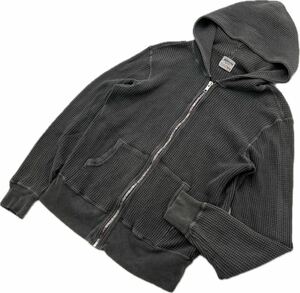 BEAMS * colorful zipper * thermal cotton Zip up Parker dark gray S corresponding Street casual old clothes Beams #S2775