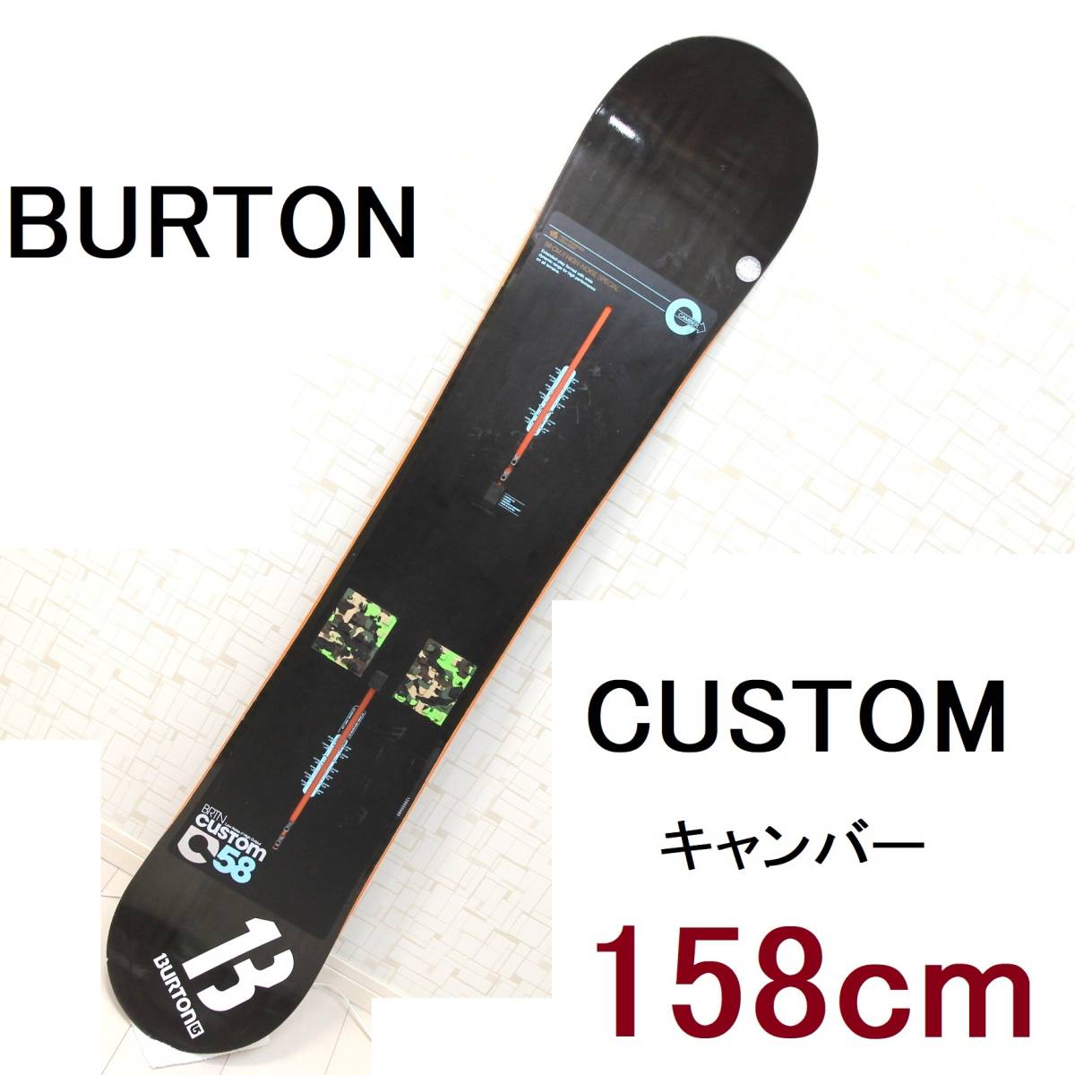 Yahoo!オークション -「(burton バートン) custom 158」(ボード