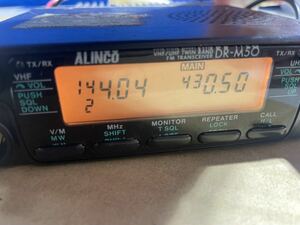 アルインコ/ALINCO DR-M50 通電、操作音出る、その他未確認現状品ジャンク品部品取り