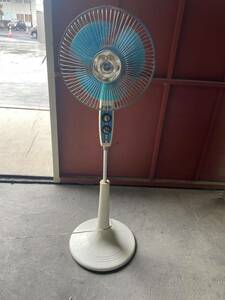 [ direct discount possible operation goods ] National F-30V1M large electric fan 3 sheets wings root 30cm photograph .. no scratch, dirt etc. equipped,