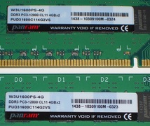 ◆CFD販売 PC3-12800 (DDR3-1600) 8GB（4GB×2枚）完動品 即決！★送料120円！_画像2