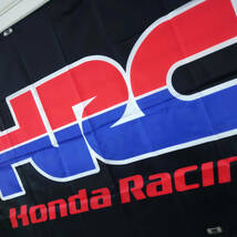 HRC フラッグ P65 90cm×150cm 【両面印刷】旗 看板 バナー HONDA ガレージ ポスター ホンダ Racing TEAM CBR 1000RR-R CB スーパーバイク_画像6