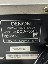 ジャンク品　DENON デノン DCD-755RE CDプレーヤー_画像9