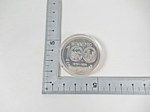 ★[Y11]古銭　カナダ　「WINNIPEG ウイニペグ 100年」　1874-1974　重量/約27.0g　カナダ硬貨　コレクター放出品! _画像3