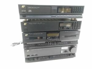 ◇ジャンク SANSUI サンスイ システムコンポ A-E710 D-E910 T-E910 CD-E910 0110B6G @140 ◇