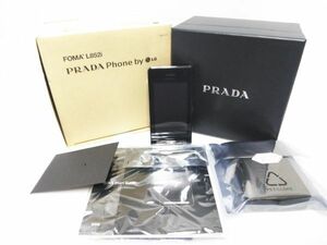 美品 docomo L852i プラダフォン PRADA Phone by LG ドコモ プラダフォン 元箱 ケース付き 1208G2 @60