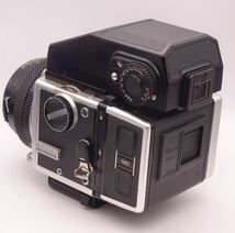 【シャッターOK】 ZENZA BRONICA ETR 希少カラー シルバー ゼンザブロニカ 中判フィルムカメラ 単焦点レンズ ZENZANON 75mm F2.8 _画像3