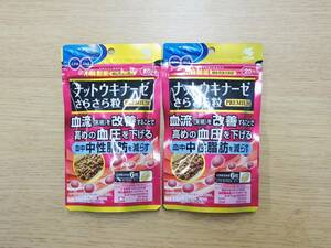 未開封 小林製薬 ナットウキナーゼ さらさら粒 プレミアム 中性脂肪 20日分 2袋セット