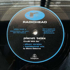 貴重プロモ盤 12inchレコード〔 Radiohead - Planet Telex 〕L.F.O. Steve Osborne / Promo / レディオヘッド / トム・ヨーク Thom Yorkeの画像1