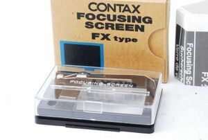 ★新品級★ コンタックス CONTAX FOCUSING SCREEN FX-2 フォーカシングスクリーン N用 全面マット式 #E31035-040