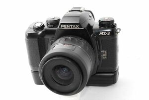 ★良品★ ペンタックス PENTAX MZ-3 ボディ ブラック + BATTERY GRIP FG + レンズ 35-80mm F4-5.6 ★シャッター 露出計 完動★ #E83100-120