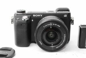 ★実用品★ ソニー SONY NEX-6 ボディ ブラック + レンズ E PZ 16-50mm F3.5-5.6 OSS #E63210-230