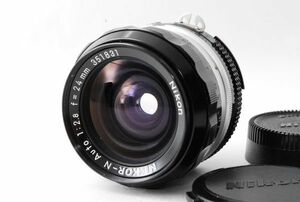 ★極上品★ ニコン NIKON NIKKOR-N Auto 24mm F2.8 Ai改 MF オールドレンズ #40140-160