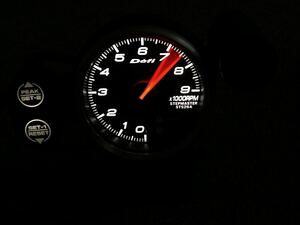  rare Defi Racer gauge BF white tachometer 9000rpm operation has been confirmed Defi Racer Gauge manual copy 