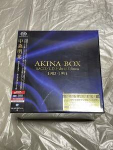 中森明菜 CD AKINA BOX (紙ジャケット&SACD/CDハイブリッド仕様) 新品未開封