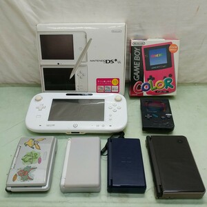 ☆美品あり☆レトロゲーム レトロゲーム機 本体 まとめて セット ゲームボーイカラー Nintendo DS/DSlite/DSLL wiiu 現状品