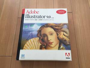 Adobe Illustrator 9.0 日本語版 Mac対応 @開封済み未使用パッケージ一式@ シリアルナンバー付き