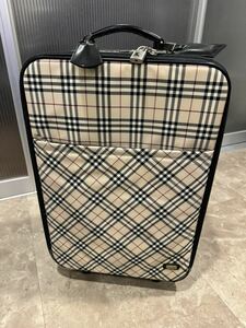 Burberry バーバリーブルーレーベル　キャリーバッグ スーツケース 美品