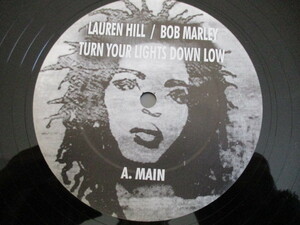 BOB MARLEY, LAURYN HILL 12！TURN YOUR LIGHTS DOWN LOW, インスト入り！美盤