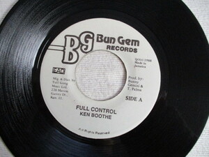 KEN BOOTHE 7！FULL CONTROL♪TAXI♪JA 7インチ EP 45