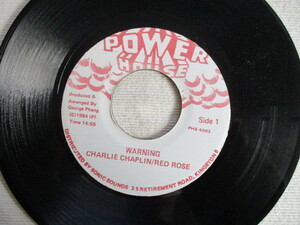 CHARLIE CHAPLIN, RED ROSE 7！WARNING♪CUSS CUSS♪JA EP, DIGI KILLAH！美盤