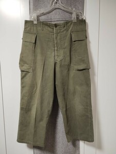 40s 50s US ARMY M-43 ヘリンボーン パンツ ガスフラップ カーゴパンツ HBT military ミリタリー Herring Bone モンキーパンツ vintage 