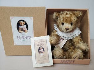 【美品】箱付き/テディベア/HAPPY/LIMITED　EDITION　HAPPY　SINCE1926/シリアルナンバー1870/サン・アロー/ハッピーレプリカ3/5