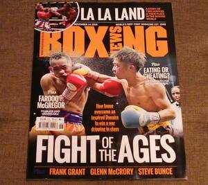 * limited amount *BOXING NEWS* boxing News * unused * cover Inoue furthermore .vs noni to*donea no. 1 war * Britain. boxing speciality magazine * boxing *